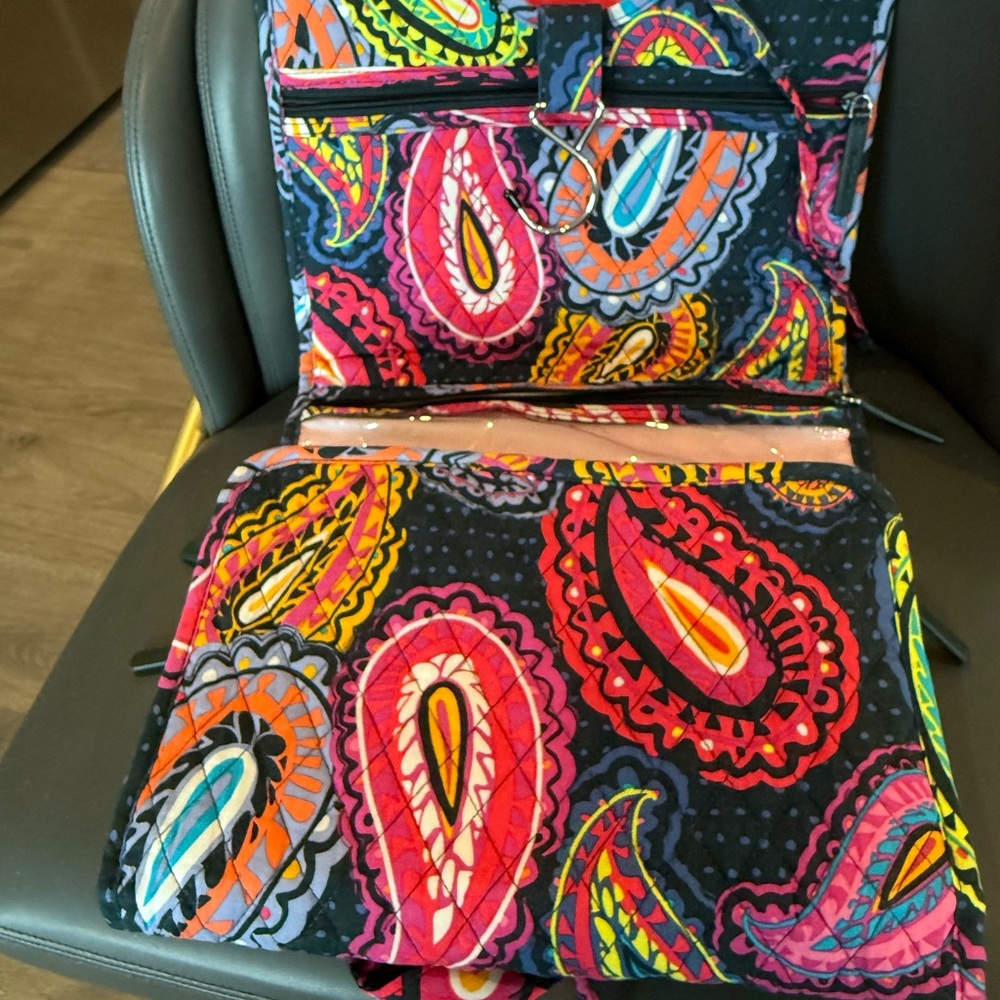 Vera Bradley Colorful Paisley Travel Toiletry Bag